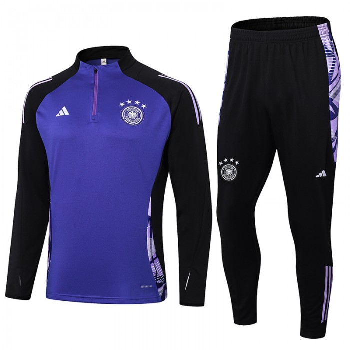 2024 Germany Purple Black Edition Classic Jacket Training Suit (Top+Pant)-3126996