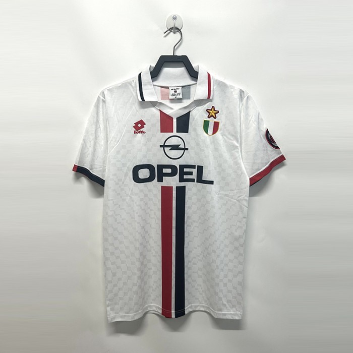 Retro 86/97 AC Milan Away White Jersey Version Short Sleeve-2474209