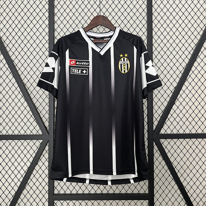 Retro 00/01 Juventus Black Jersey Version Short Sleeve-2281336