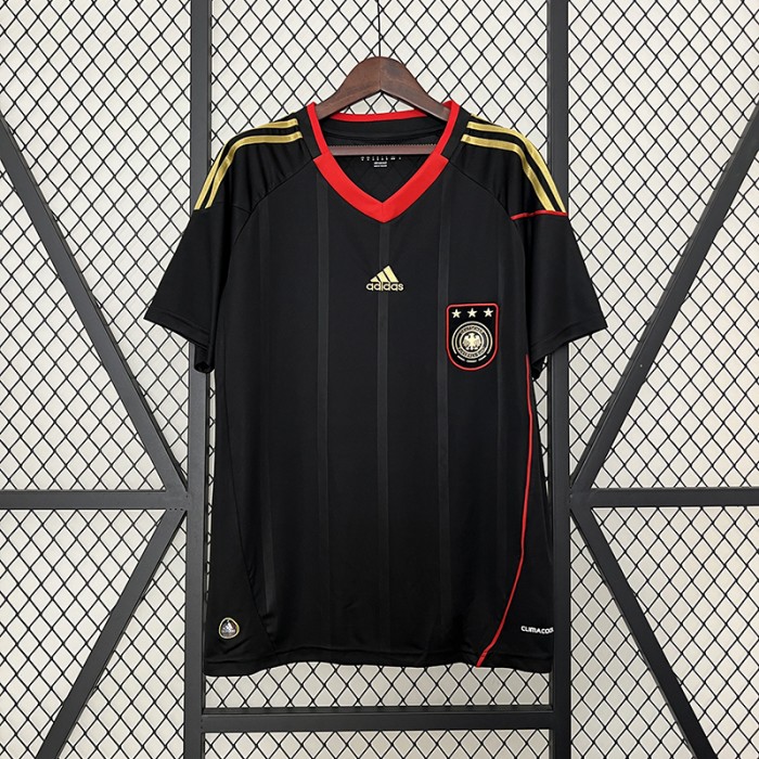 Retro 2010 Germany Away Black Jersey Version Short Sleeve-8847769