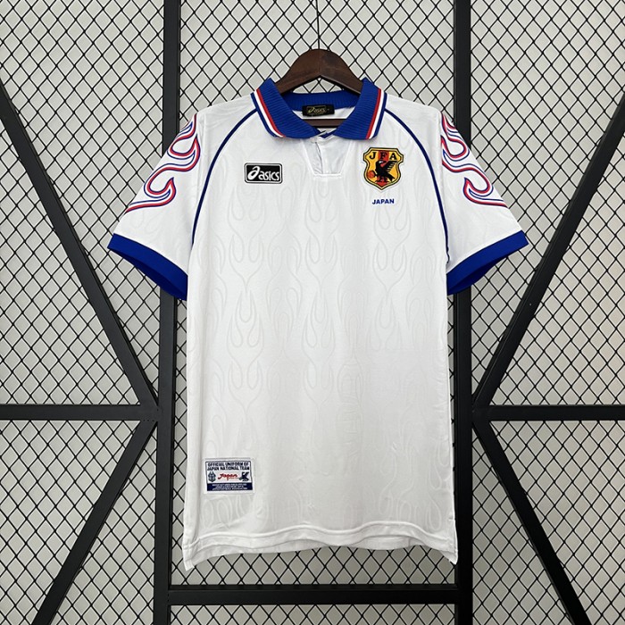 Retro 1998 Japan Away White Jersey Version Short Sleeve-8285070