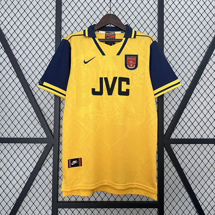 Retro 96/97 Arsenal Away Yellow Jersey Version Short Sleeve-691641