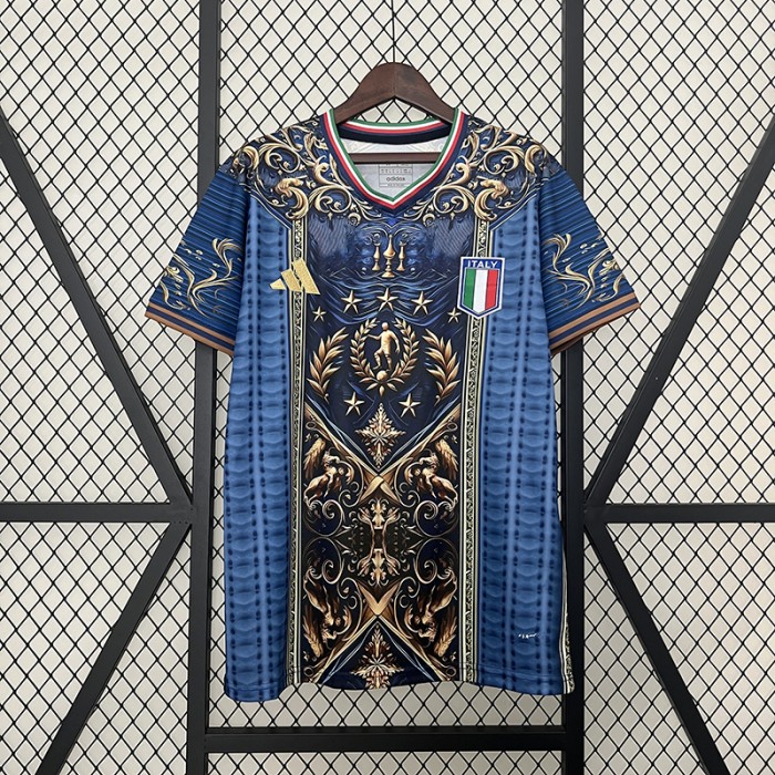 2024 Italy Special Edition Blue Jersey Version Short Sleeve-4886032