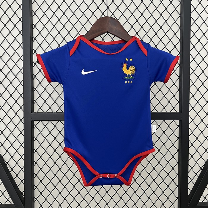 2024 Baby France Home Blue Jersey Version Short Sleeve-1250672