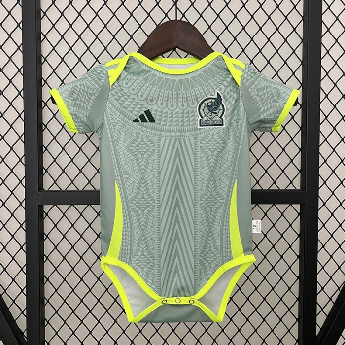 2024 Baby Mexico Away Green Jersey Version Short Sleeve-4531391