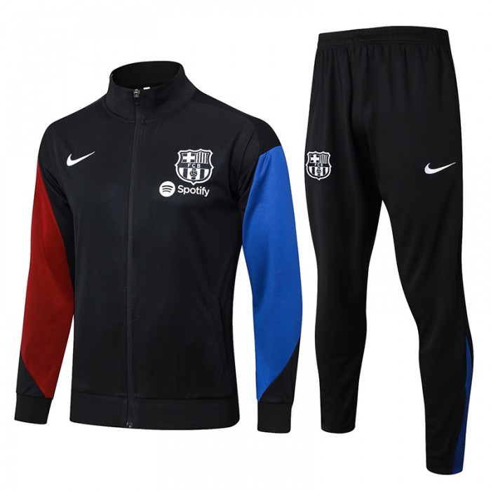 24/25 Barcelona Black Edition Classic Jacket Training Suit (Top+Pant)-1664005