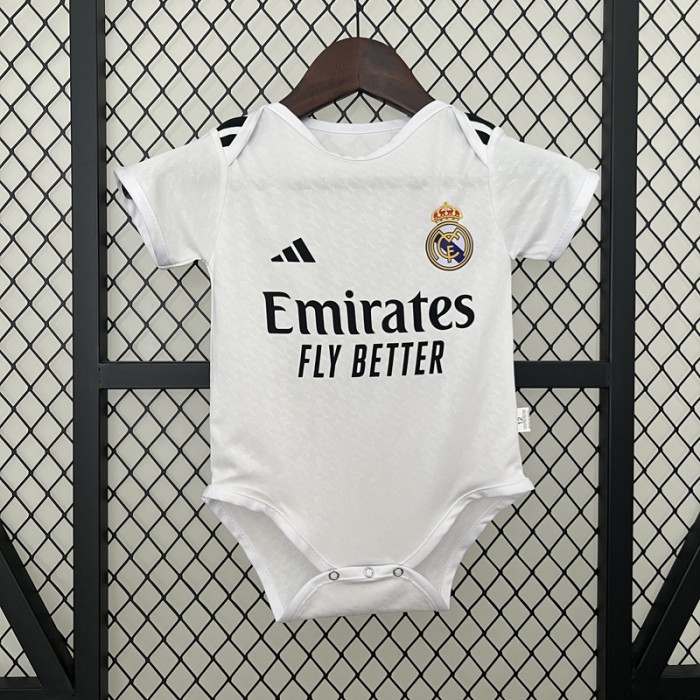 24/25 Real Madrid Home White Jersey Version Short Sleeve-3177205