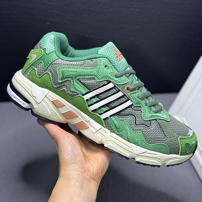 Bad Bunny x Response CL Running Shoes-Green/Gray-1820329