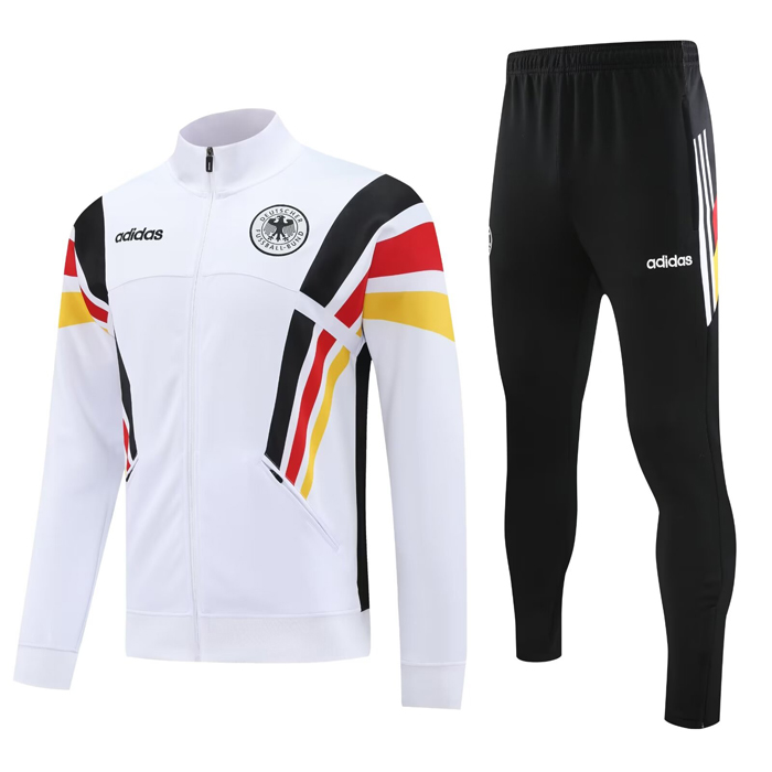 2024 Germany White Black Edition Classic Jacket Training Suit (Top+Pant)-1091343