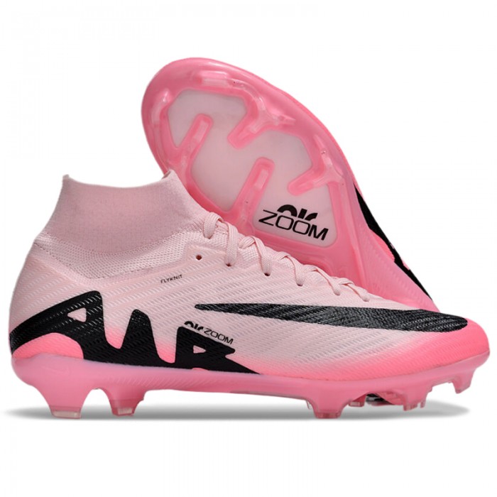 Air Zoom Mercurial Superfly IX Elite FG Soccer Shoes-Pink/Black-8750533