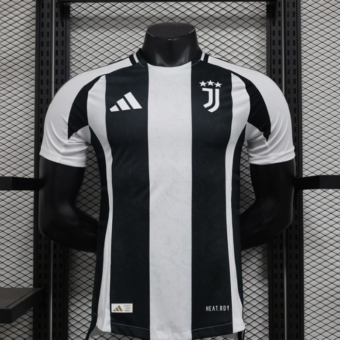 24/25 Juventus Home Black White Jersey Kit Short Sleeve (Player Version)-1304672
