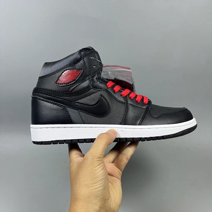 Air Jordan 1 AJ1 High Running Shoes-Black/White-4090281