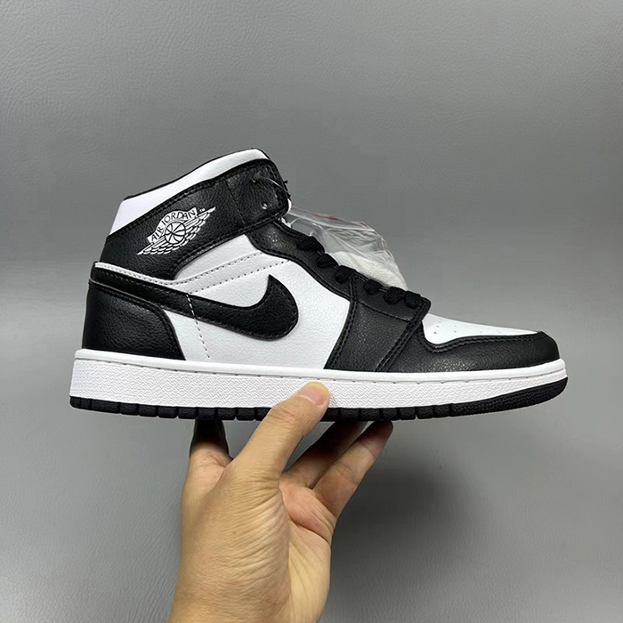 Air Jordan 1 AJ1 High Running Shoes-White/Black-895435