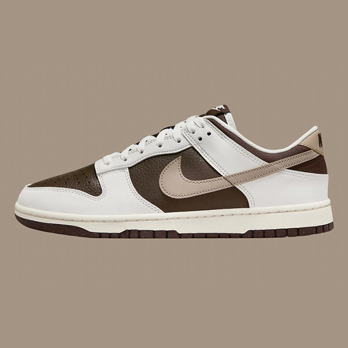 SB Dunk Low Next Nature “Baroque Brown”Running Shoes-White/Brown-7688337