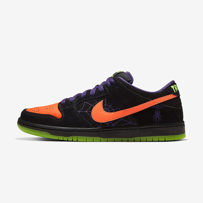 SB Dunk Low Night of Mischief Running Shoes-Black/Orange-9271762