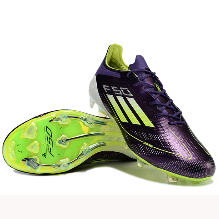 F50 FG Soccer Shoes-Purple/Green-3049678