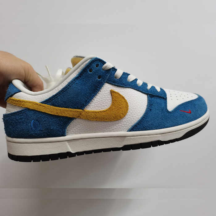 SB Dunk Low Running Shoes-White/Blue-6558020