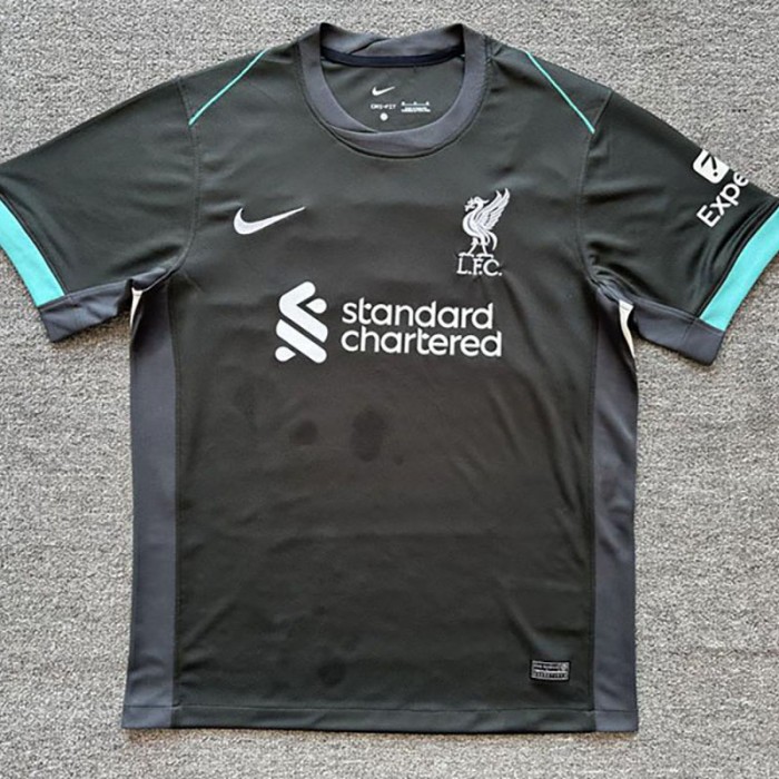 24/25 Liverpool Away Black Jersey Version Short Sleeve-1397813