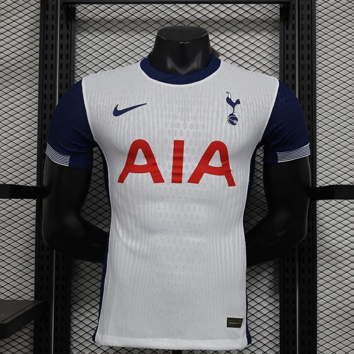 24/25 Tottenham Hotspur Home White Blue Jersey Version Short Sleeve (Player Version)-2113290