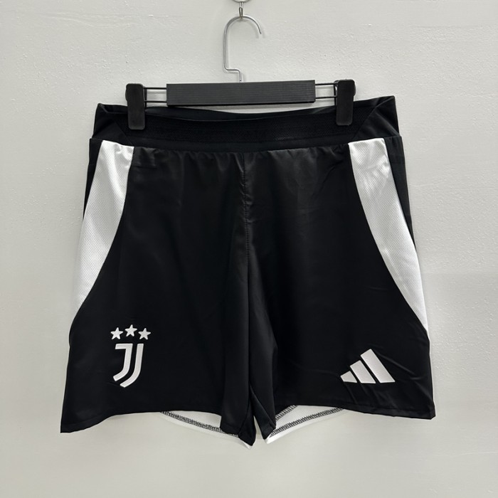 24/25 Juventus Home Shorts Black Shorts Jersey (Player Version)-6760108