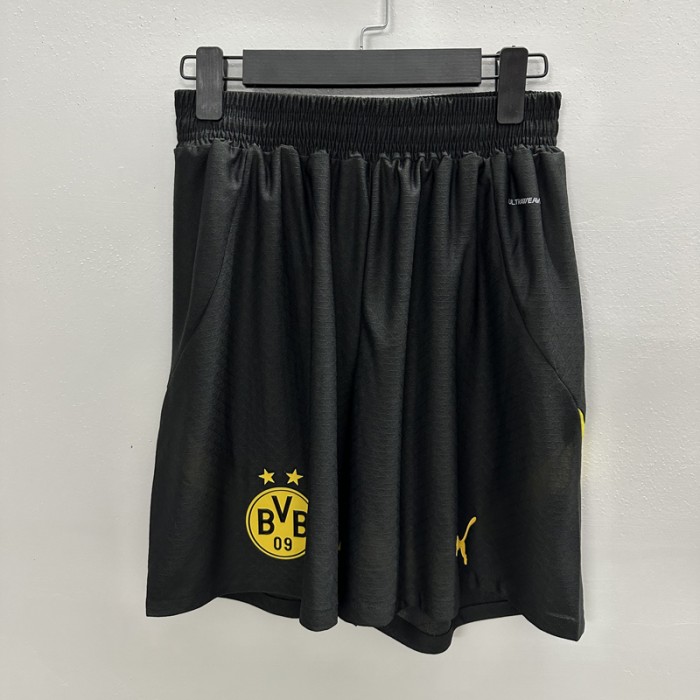 24/25 Borussia Dortmund Home Shorts Black Shorts Jersey (Player Version)-9484616