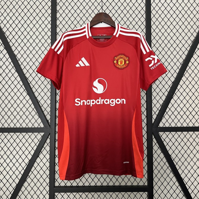 24/25 Manchester United M-U Home Red Jersey Version Short Sleeve-9272384