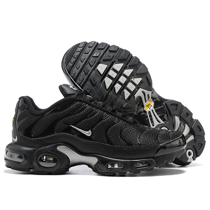 Air Max TN Plus Running Shoes-Black/Silver-4987054