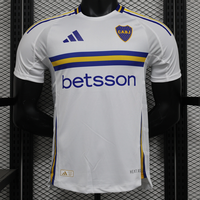 24/25 Boca Juniors Home White Blue Jersey Version Short Sleeve (Player Version)-471496