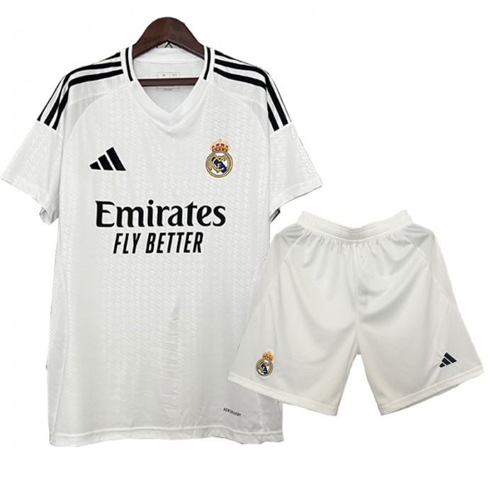 24/25 Real Madrid Home White Jersey Kit short Sleeve (Shirt + Short)-2117904