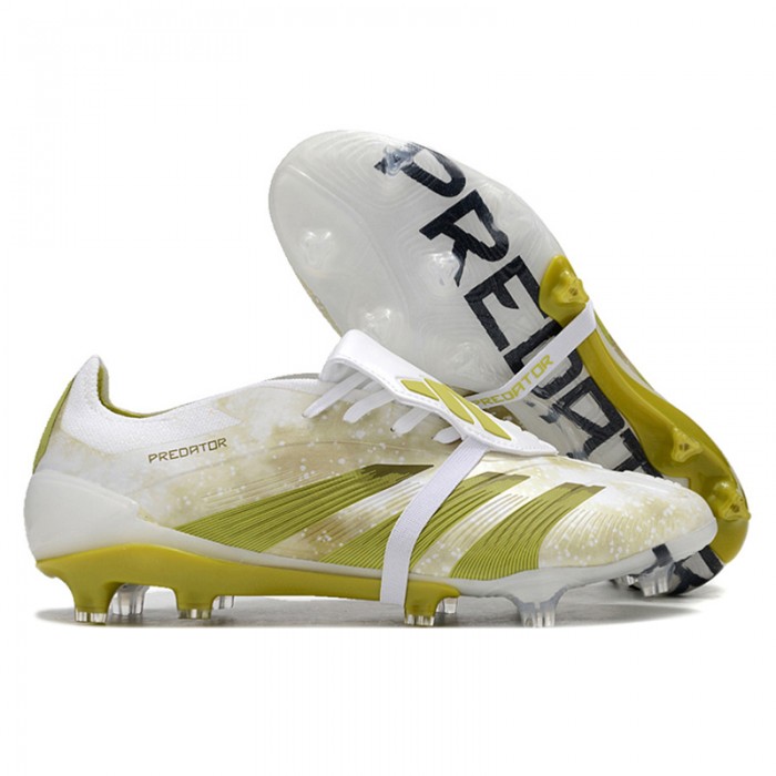 PREDATOR ACCURACY FG BOOTS FG Soccer Shoes-White/Gold-319984
