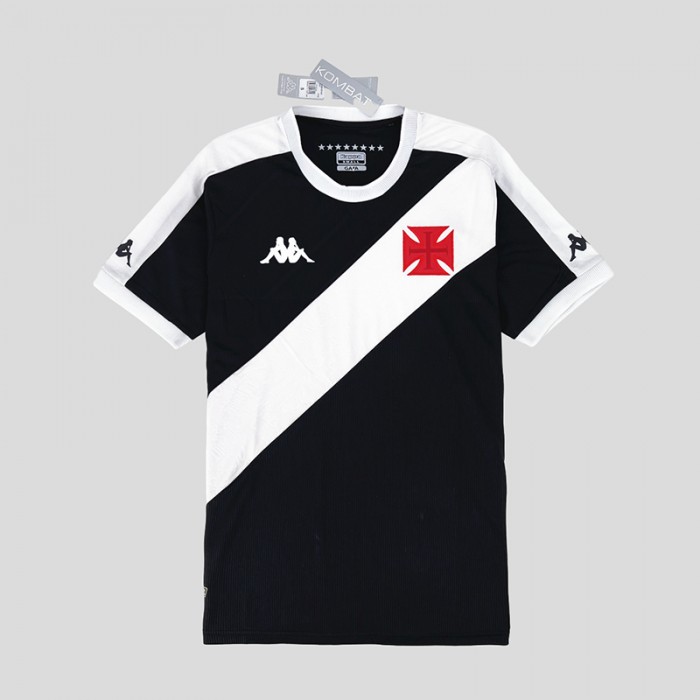 24/25 Vasco da Gama Home Black White Jersey Kit short sleeve-2837475