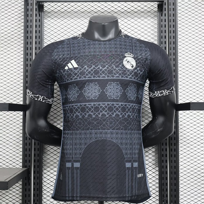 24/25 Real Madrid Special Edition Black Jersey Kit Short Sleeve (Player Version)-1084072