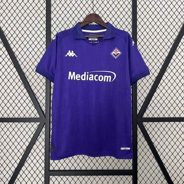 24/25 Fiorentina Home Purple Jersey Kit Short Sleeve-1710173