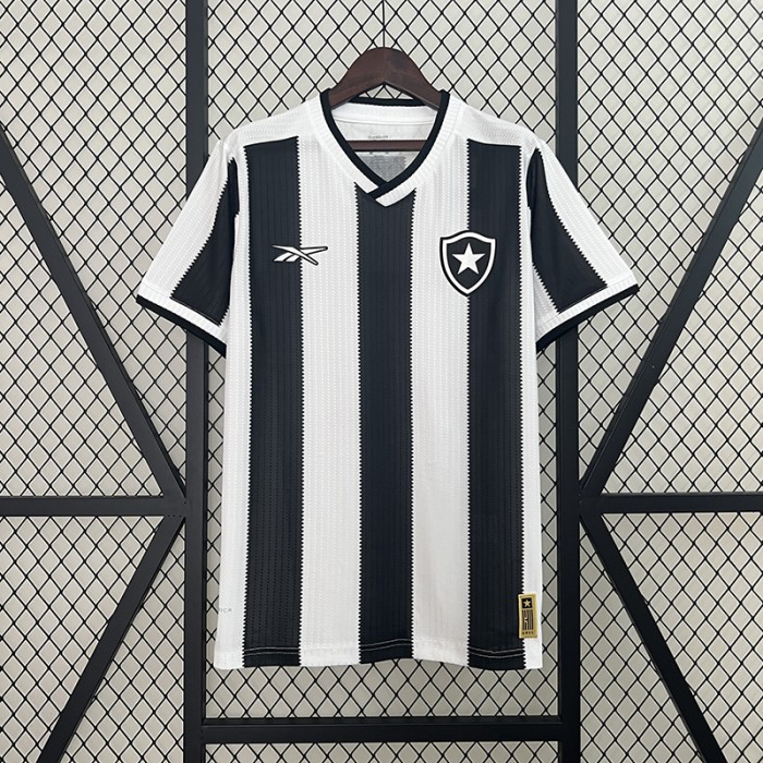 24/25 Botafogo Home White Black Jersey Kit Short Sleeve-8785772