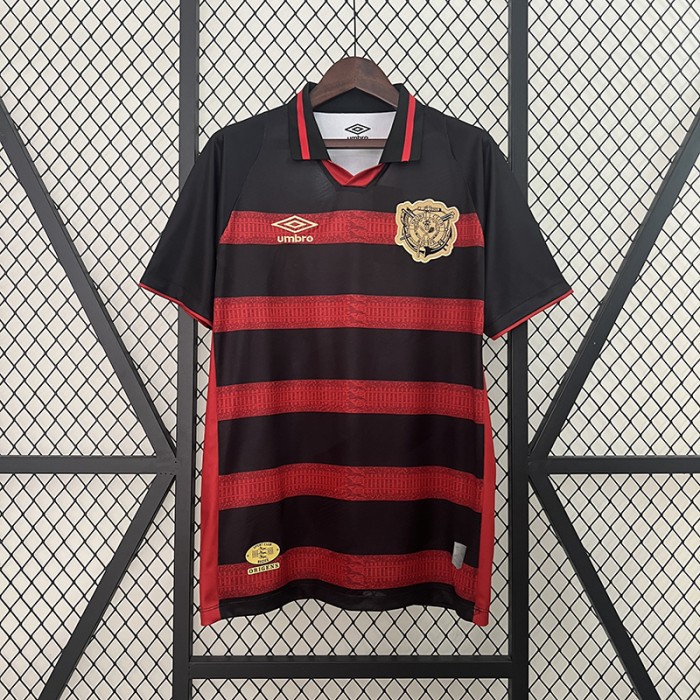 24/25 Recife Home Red Black Jersey Kit Short Sleeve-3418821