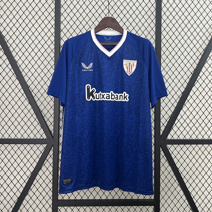 24/25 Athletic Bilbao Away Blue Jersey Kit Short Sleeve-4500897