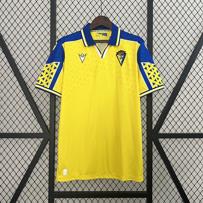 24/25 Cadiz Home Yellow Jersey Kit Short Sleeve-724216