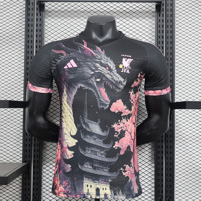 2024 Japan Special Edition Black Pink Jersey Kit Short Sleeve (Player Version)-8077832