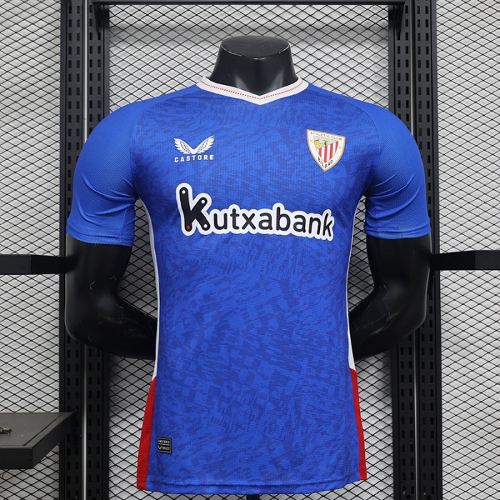 24/25 Athletic Bilbao Home Blue Jersey Kit short sleeve (Player Version)-159942