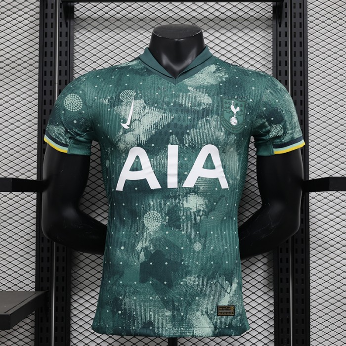 24/25 Tottenham Hotspur Second Away Green Jersey Kit short sleeve (Player Version)-658061