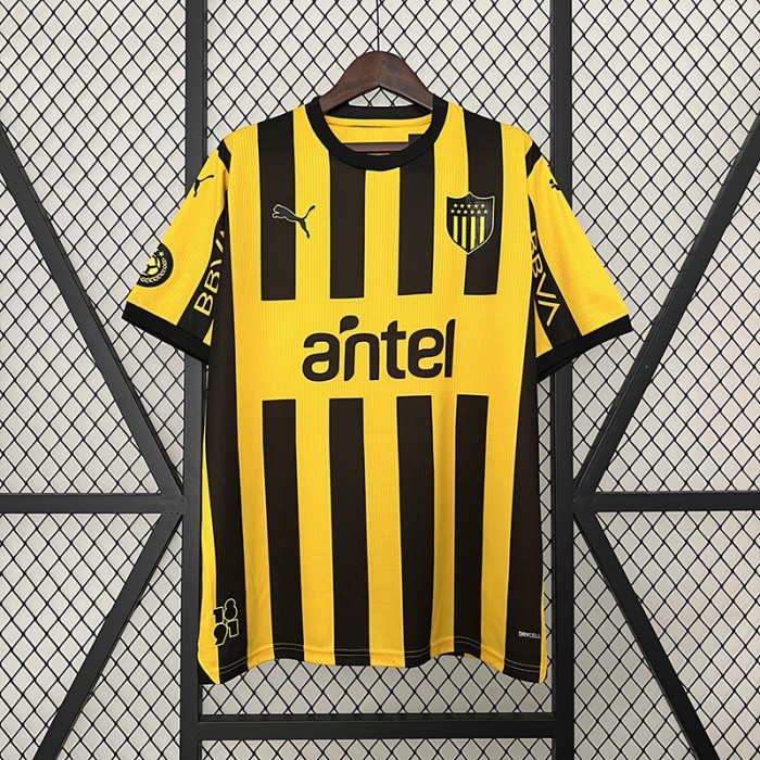 24/25 Penarol Home Yellow Black Jersey Kit short sleeve-6377150