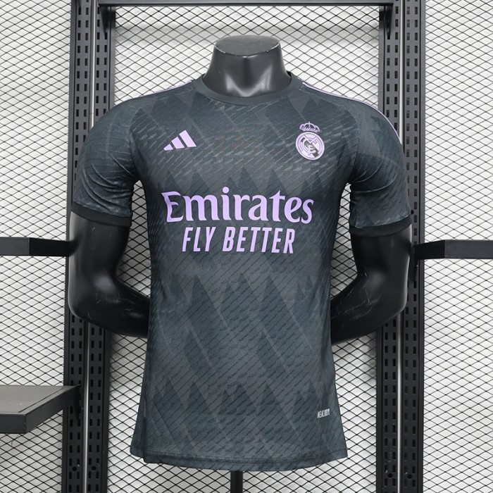 24/25 Real Madrid Special Edition Black Purple Jersey Kit short sleeve (Player Version)-6345122