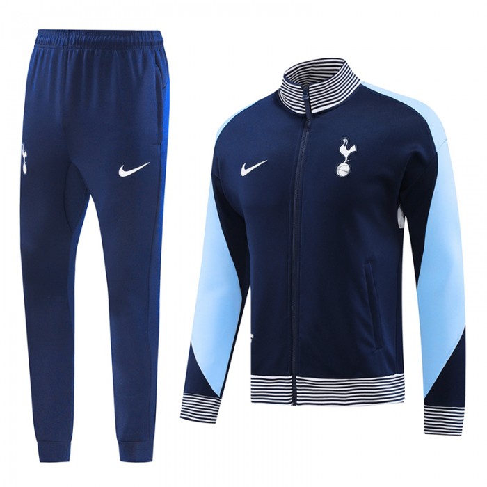 24/25 Tottenham Hotspur Navy Blue Edition Classic Jacket Training Suit (Top+Pant)-6580695