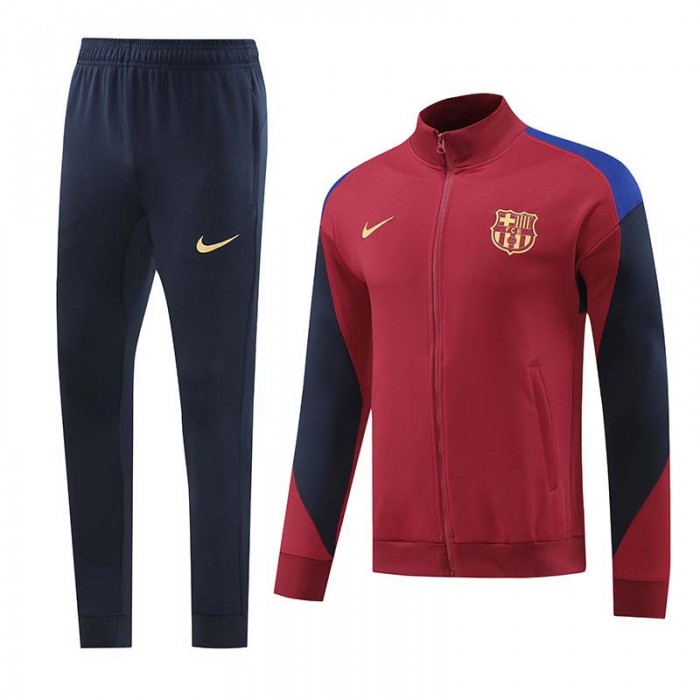 24/25 Barcelona Red Edition Classic Jacket Training Suit (Top+Pant)-208626