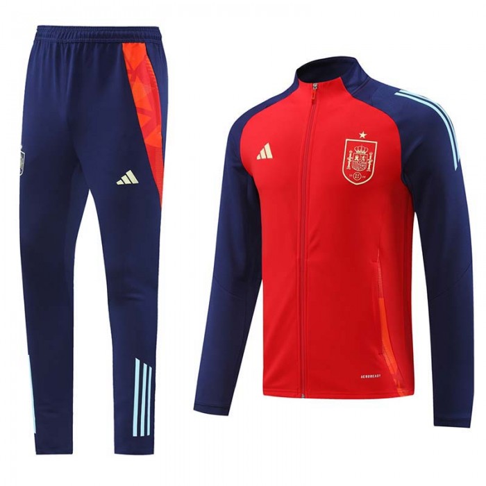 2024 Spain Red Edition Classic Jacket Training Suit (Top+Pant)-7114615