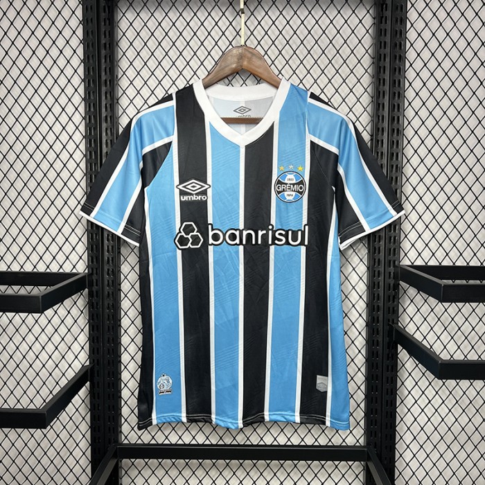 24/25 Gremio Home Blue Black Jersey Kit short sleeve-5268010