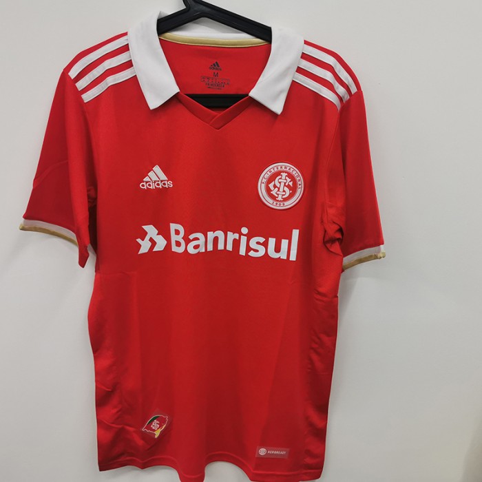 STOCK CLEARANCE [SIZE M] 22/23 all sponsors Internacional home Red White Jersey Kit Short Sleeve-4620974 [i]