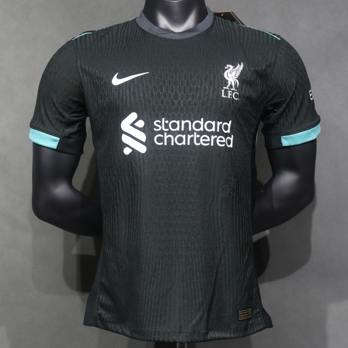 24/25 Liverpool Away Black Jersey Kit short sleeve (Player Version)-3919865