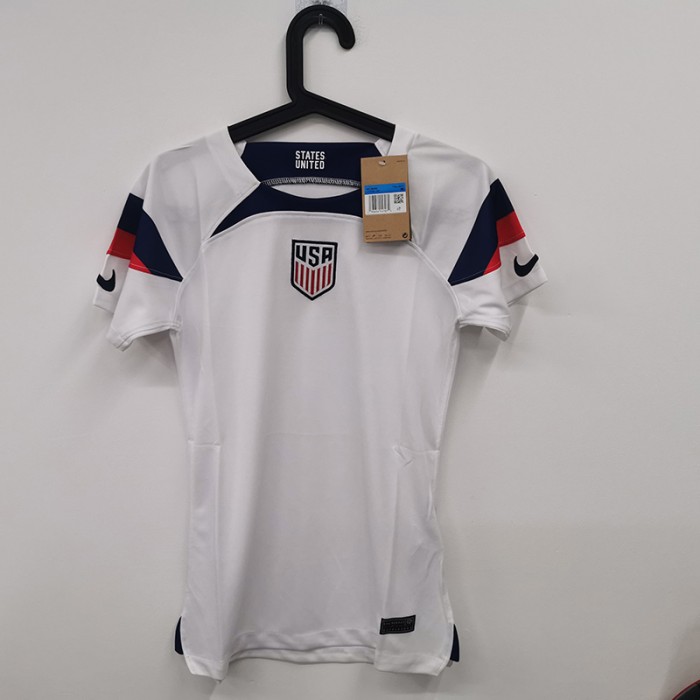 STOCK CLEARANCE [SIZE M] 2022 United States Home White Women Jersey Kit short sleeve-2754036 [i]