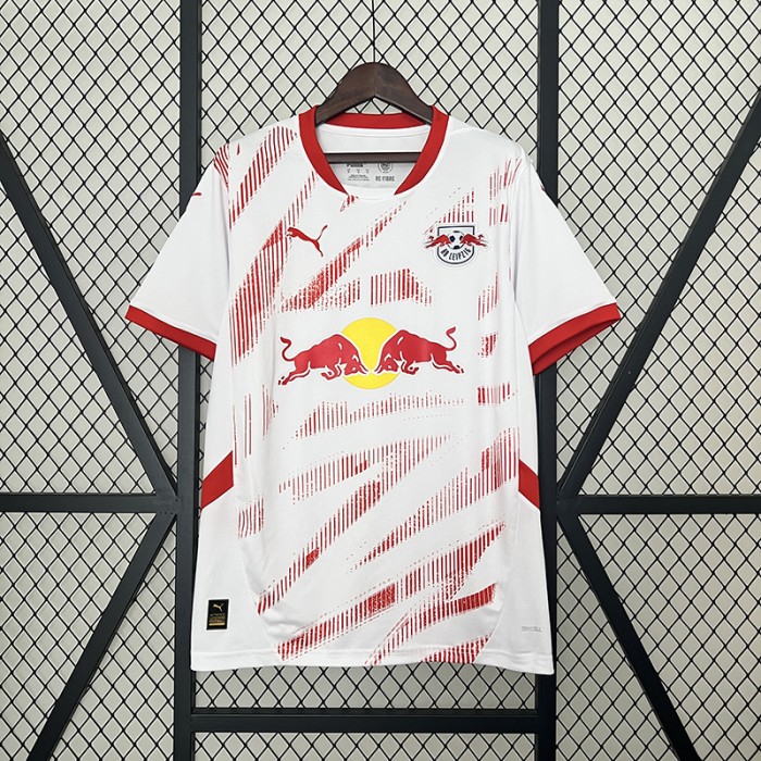 24/25 RB Leipzig Home White Red Jersey Kit Short Sleeve-9232915